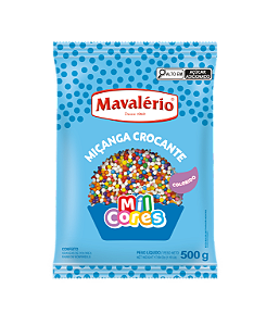 CONFEITO MIÇANGA COLORIDA Nº 0 MIL CORES MAVALÉRIO - 500g