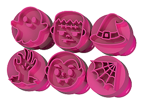 Carimbos para Doces Brigadeiros - Halloween 3