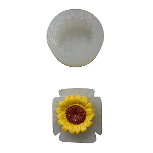 Molde de Silicone para apliques de Artesanato - Flor Girassol