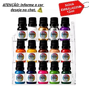 Tinta Alimentícia Ink Sugar 12ml - Escolha de 2 a 3 unidades