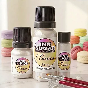 Tinta Alimentícia Ink Sugar Cores Especiais 4ml; 12ml - Escolha de 2 a 3 unidades