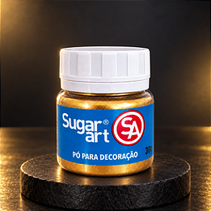 Sugar Art - Pó para Decoração 30g - Dourado Verdadeiro