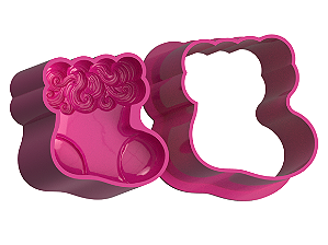 Meia de Natal - Ejetor Modelador para Brigadeiros