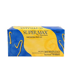 Luva Proced Latex Supermax C/100 (G)