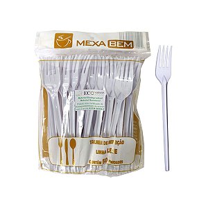 GARFO REFEICAO BRANCO BIO MEXA BEM C/50