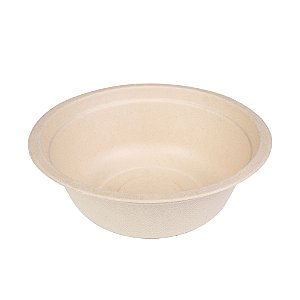 Pote Bowl Biodegradável 500ml Bio Paper sem Tampa c/50