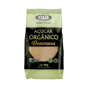 Açúcar Orgânico Demerara Itaja 1Kg