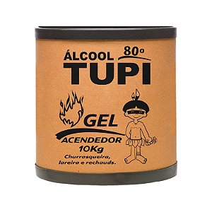 Alcool Gel P/Rechaud 80% Tupi 10Kg