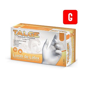 Luva Proced Latex Talge C/100 (G)