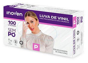 LUVA PROCED LATEX S/PO INOVEN C/100 (P)