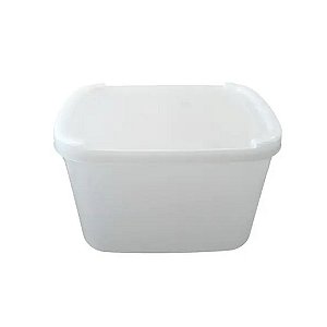 Pote Plástico para Sorvete com Tampa 2 Litros Chamfer