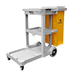 Carro Funcional América Amarelo - Bralimpia