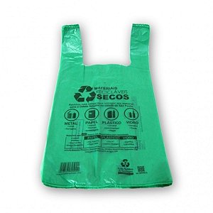 SACOLA CINZA IMP. GREEN 48X55 C/500