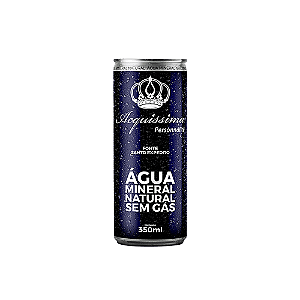 AGUA MINERAL 350ML ACQUISSIM S/GAS LATA
