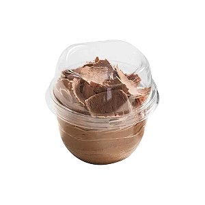 Embalagem de Plástico Mousse Tampa Alta G670 Cristal 110mL com 500 unidades Galvanotek