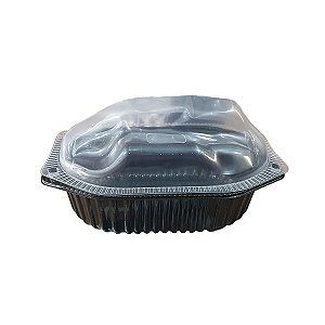 Embalagem Frango Assado Preta G100 100 unidades - Galvanotek