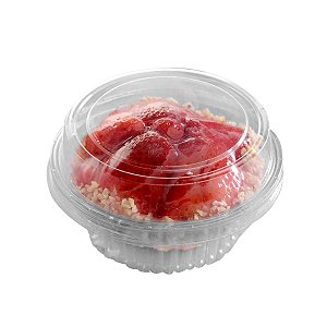 Embalagem Plástico Um Mini Doce Redondo G645 Cristal 120mL 300 unidades - Galvanotek
