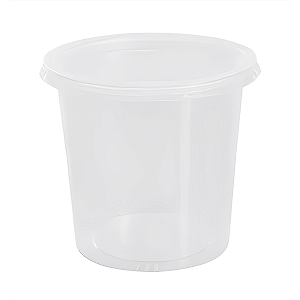 Pote Redondo 1500mL sem Tampa 250 unidades - Prafesta