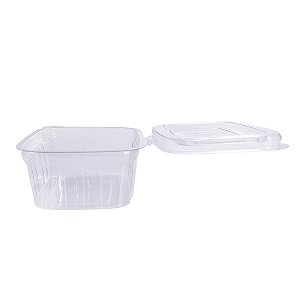 Embalagem Pote Retangular Articulado P92 750ml 150 unidades - Prafesta