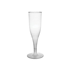 Taça de Plástico Acrílico para Champagne 150mL PW-T3 com 200 unidades Wer