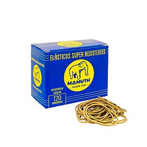Elástico de Borracha Látex 100g Super Resistente Mamuth