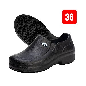 Calçado Antiderrapante BB65 Preto Nº 36 Soft Works