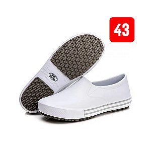 Tênis Antiderrapante BB80 Branco Nº 43 Soft Works