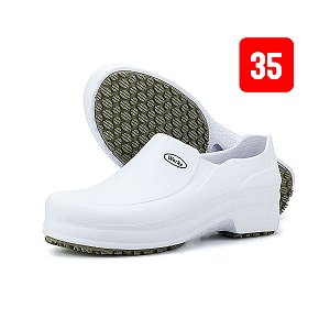 Calçado Antiderrapante BB65 Branco Nº 35 Soft Works