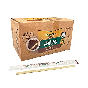 Mexedor de Bambu 11cm Sache com 500 unidades - Inoven