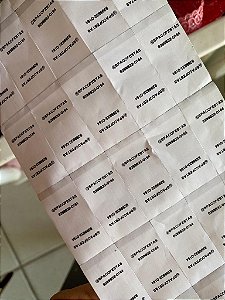 Etiquetas de Composição