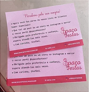 Bloco de Agradecimento