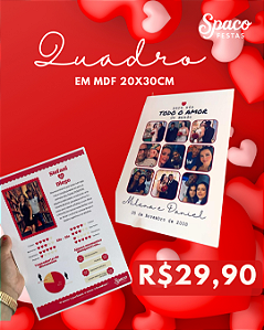 QUADRO DE MDF