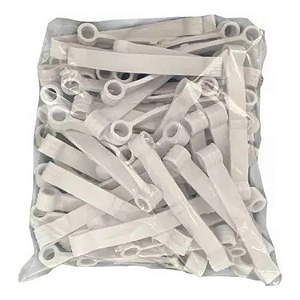 Kit 100 Tirantes Branco Lavadora Brastemp Consul 7kg A 12kg