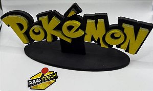 Plaquinha decorativa Pokemon