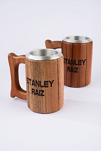 Caneca de Chopp em Madeira STANLEY RAIZ 400ml