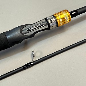 Vara Pesca Carretilha 1,65 Metros 10-20lb Fibra de Vidro