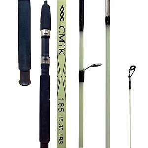 Vara Pesca Molinete 1,65 Metros 15-35 Libras
