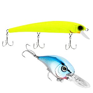 Kit 2 Iscas de Pesca – Beat Crank + Kisu 24-O | Black Friday