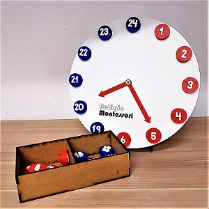 Relógio Educativo Montessori