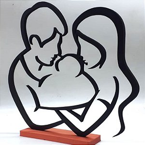 Moldura Decorativa de Mesa Família