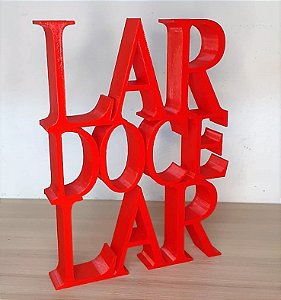 Palavra Decorativa Lar Doce Lar