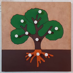Quebra Cabeças Montessori de Botânica Árvore