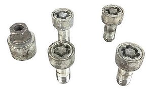 Parafusos De Roda Com Chave Segredo Vw T-cross 2020 1.0