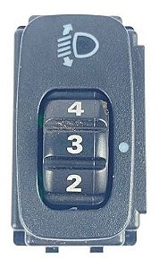 Botão Regulagem Farol De Milha Mitsubishi Asx 2015