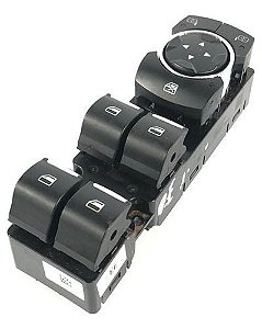 Botão Vidro Porta Ford Edge 2017 3.5 V6 Dianteiro Esquerdo