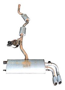 Escapamento Completo C/ Difusor Bmw X4 2015 2.0 28i