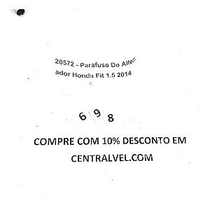 Parafuso Alternador Honda Fit 2015 1.5