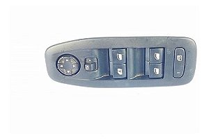 Botão De Vidro Dianteiro Esq Peugeot 208 2015 1.6 98007436