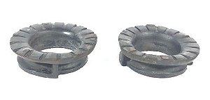 Par Calço Superior Mola Traseira Fiat Punto T-jet 2011