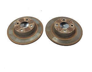 Par Disco De Freio Traseiro Fiat Bravo 2012 1.8 Etorq